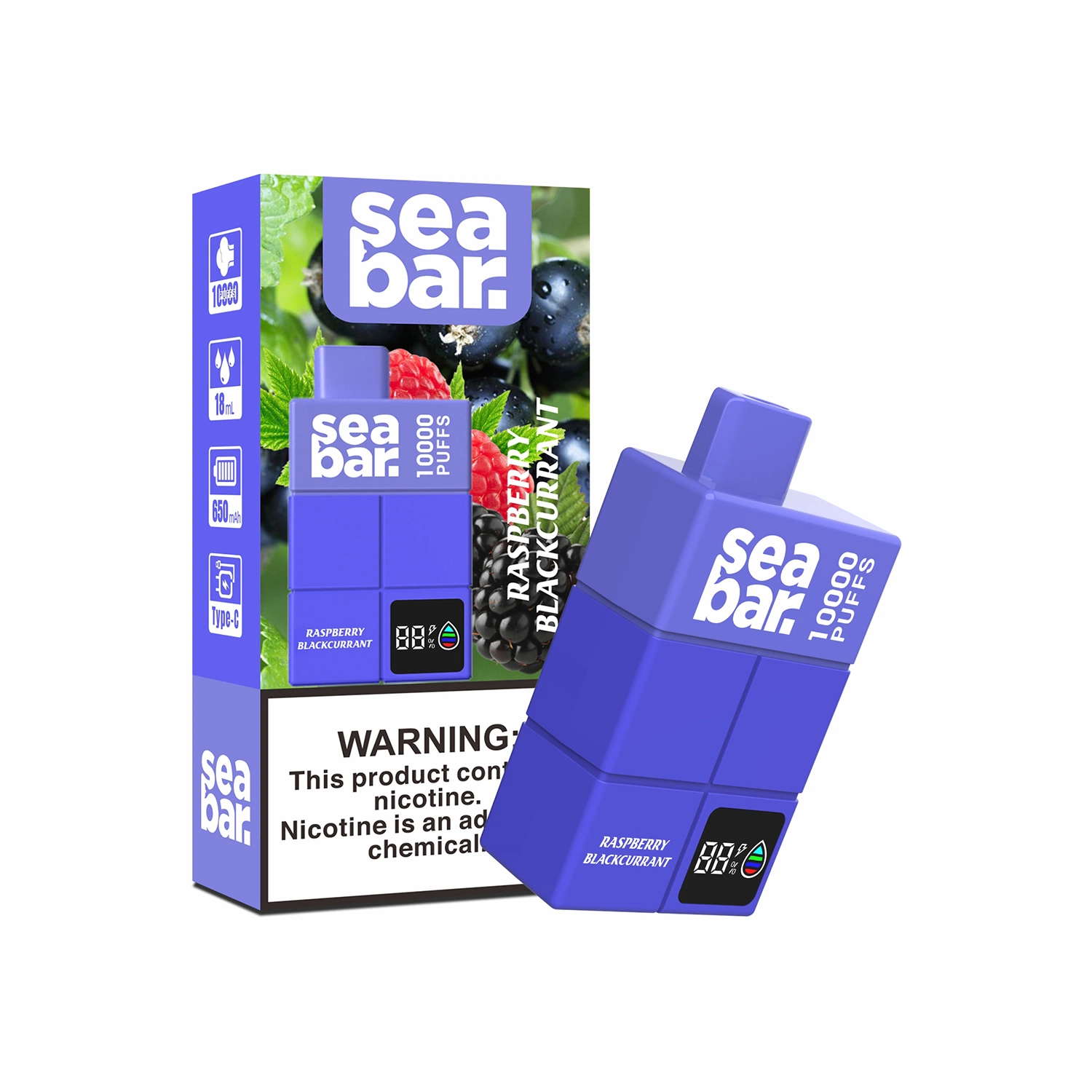 Private Label Vape Customized Puff Bar Seabar 500 5000 10000 20000 Puffs White Label Disposable/Chargeable Vape OEM Electronic Cigarette