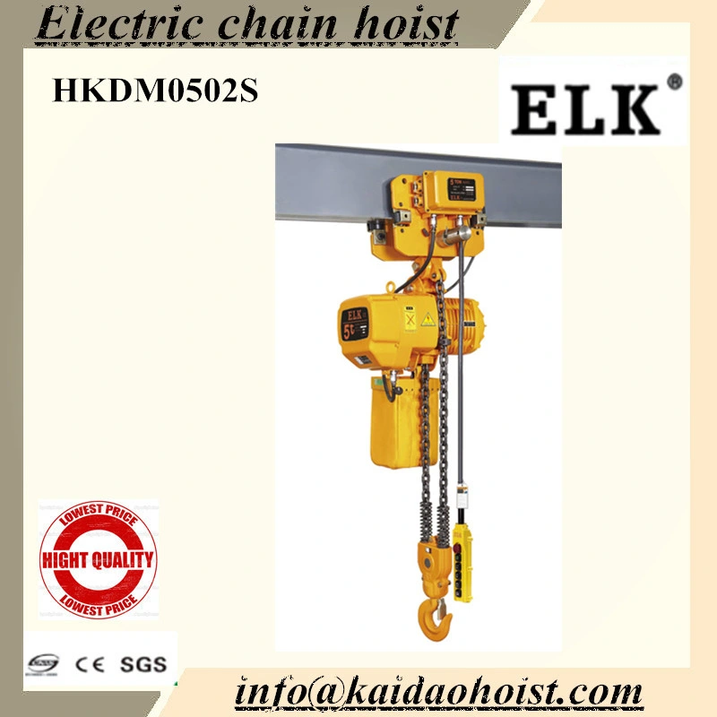 5 T Manual Trolley Type Electric Hoist