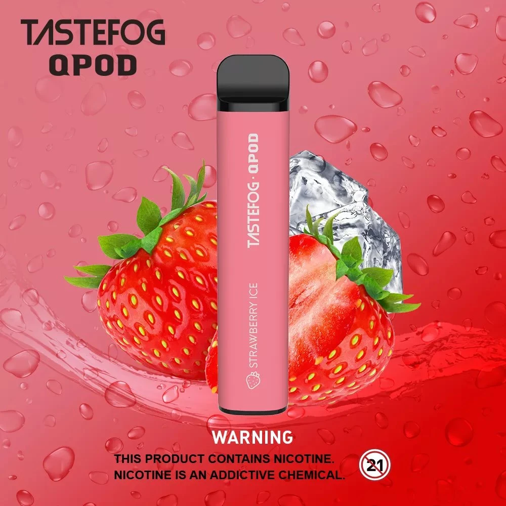 Venda por grosso Tastefog Qpod Vape descartáveis Pen 2000 Puff e cigarro