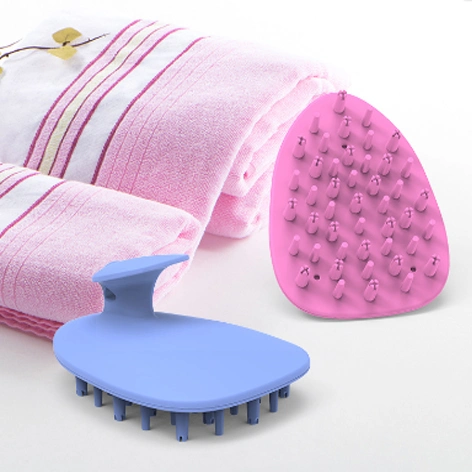 Soft Silicone Scalp Massager Shampoo Brush Hair Brush