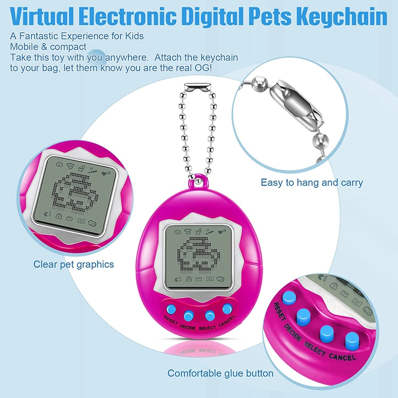 Elektronische Virtuelle Digitale Haustier Schlüsselanhänger Spiel Schlüsselanhänger Nostalgische Virtuelle Retro Handheld Elektronische Spielmaschine Tamagotchi