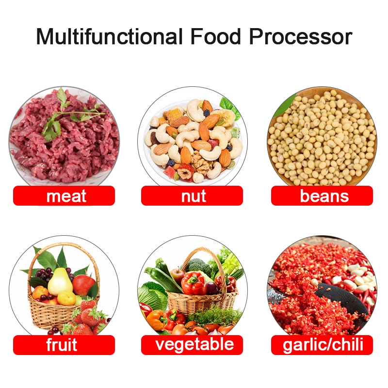 Nuevo diseño de Mini picadora Alimentos Alimentos para bebé Maker procesador de alimentos con cortar en rodajas y multifunción de fragmentos de procesador de alimentos