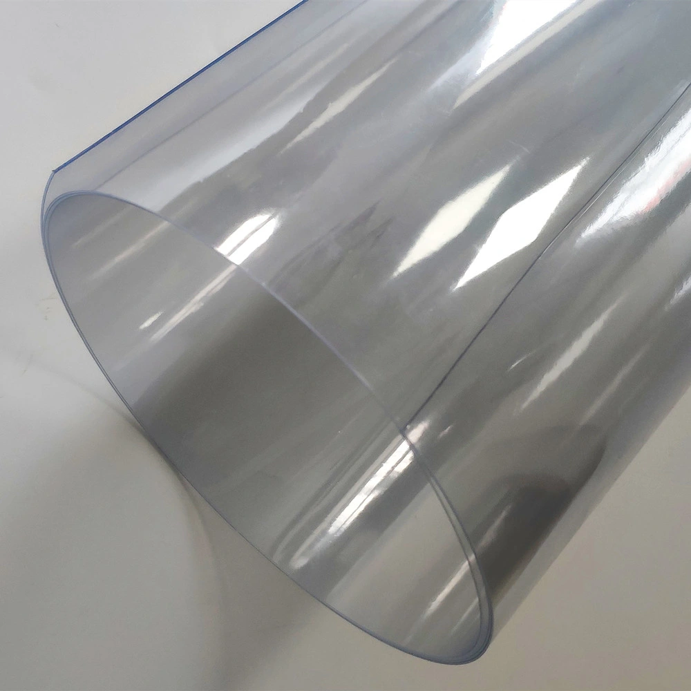 Top Leader High Transparency Light Blue PVC Rigid Sheet Roll for Blister