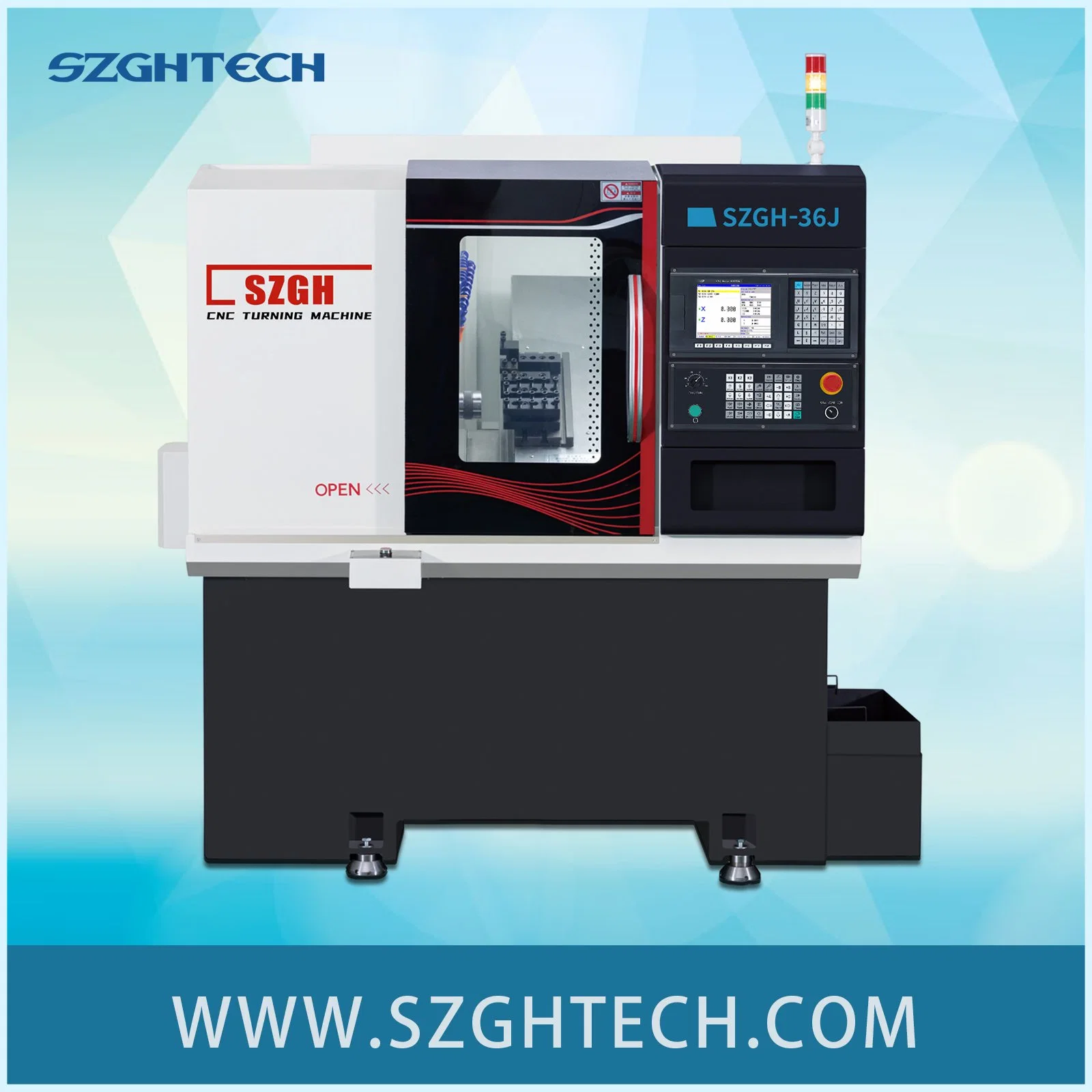 Szgh Super Promotion Diamond Cutting Reparação de jantes em Liga leve CNC Torno Atacado Máquina