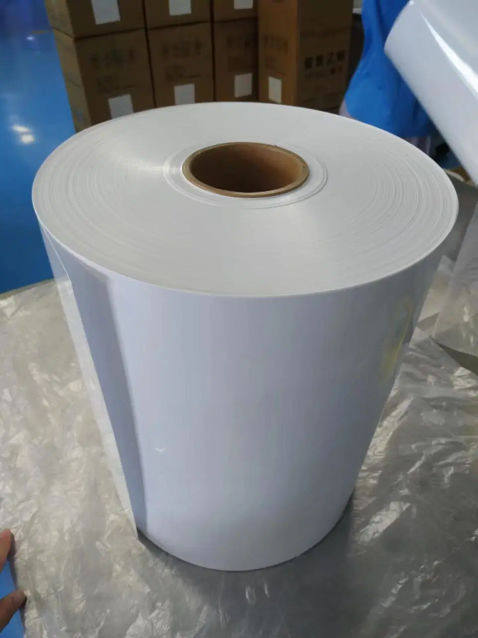 High quality/High cost performance  0.25mm Porcelain White PVC Rigid Film Width 320mm for Pharma Package