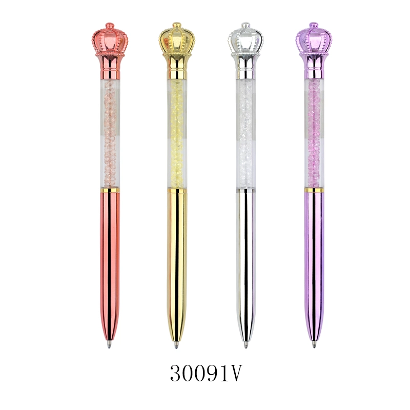 UV Gold Crystal Twisty Company Gift Advertising Ball Point Pen