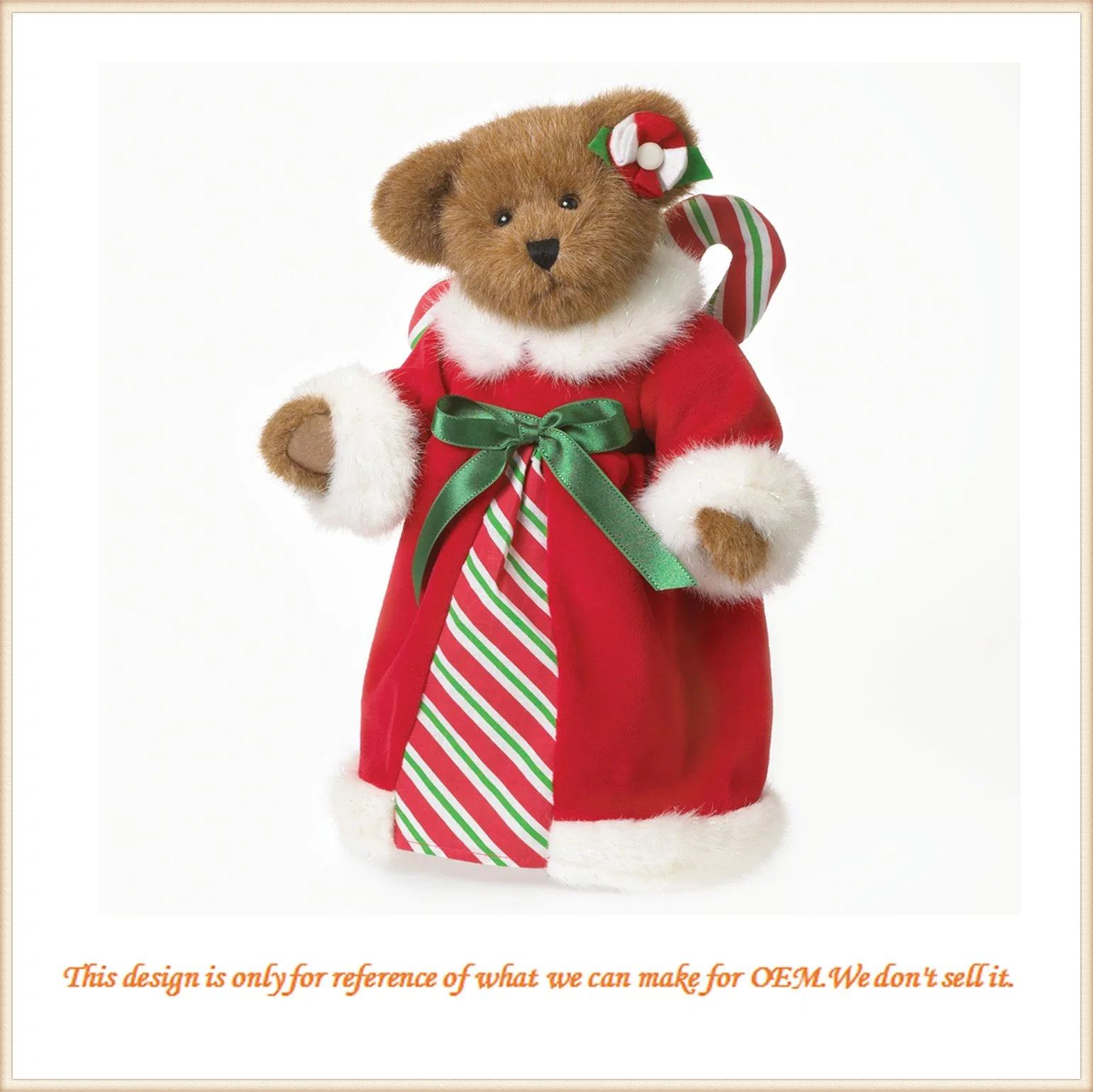 Christmas Gift Stuffed Toys/ Festival Teddybear Plush Toys/ Custom Kids Soft Toys