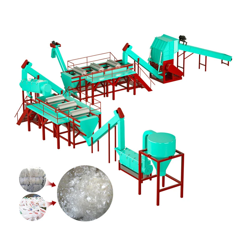 Waste Plastic Recycling Washing Equipment for Soft PP PE Plastic Film Line