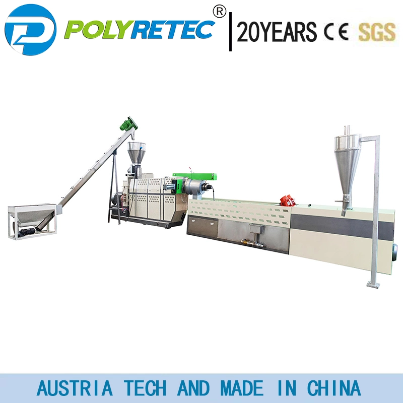 High Quality PE PP Pet Compacting Recycling Granulating Pelletizing Machine with CE Certification