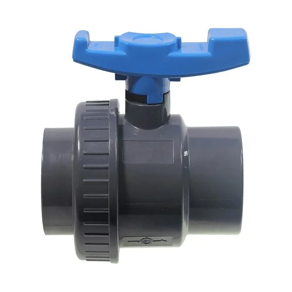 China Manufacturer UPVC Plastic Single Union Ball Valve for Water Supply