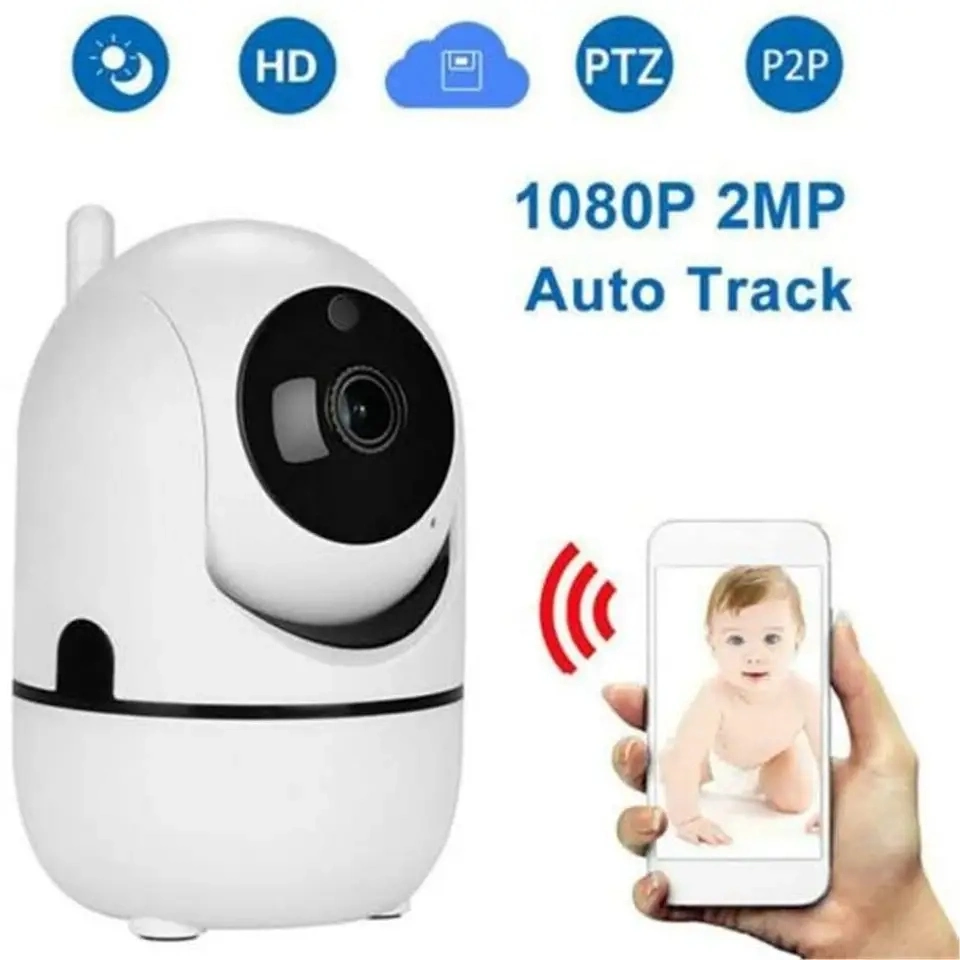 The New Listing Wireless PTZ CCTV Mini Care Cam Security WiFi Camera Tracking