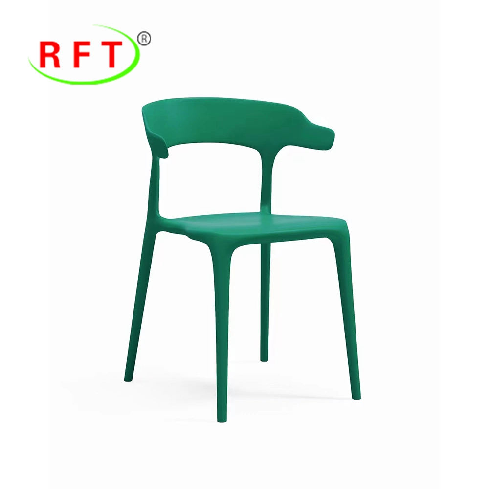 Modern Competitive Red PP Plastic Hospital Canteen Dining Chair