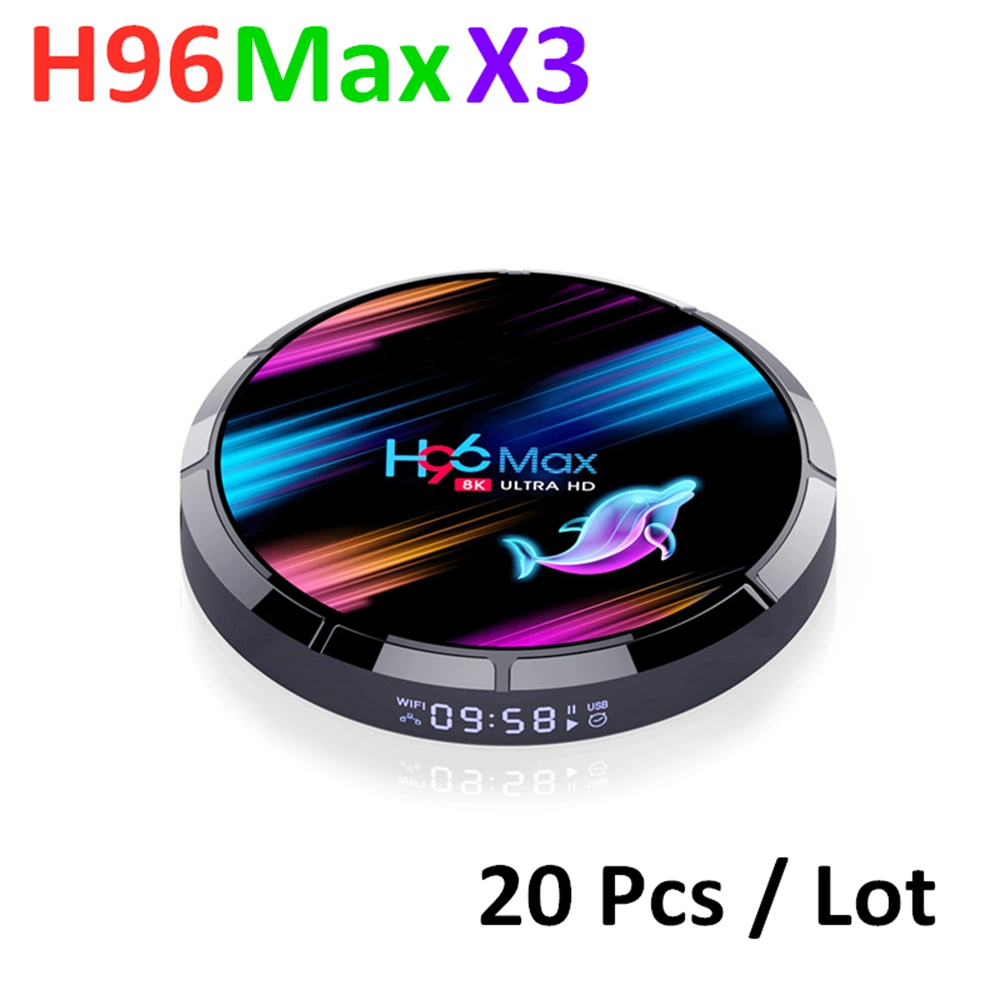 H96 Max X3 Android IPTV Decodificador Smart TV Ott