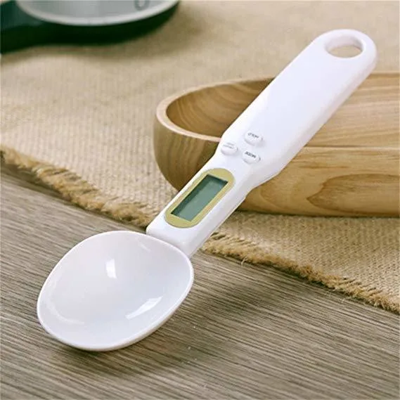 Digital Measuring Spoons with Scale for Cooking Kitchen Scale Tools Liquid Bulk Food Tea Flour Spices Medicine More LCD Display Esg11347