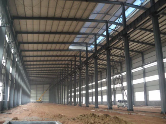 H Section Steel Beam and Galvanized/Painted Hangar/Garage/Storage/Shed Metal Construction Columns for Steel Buildings