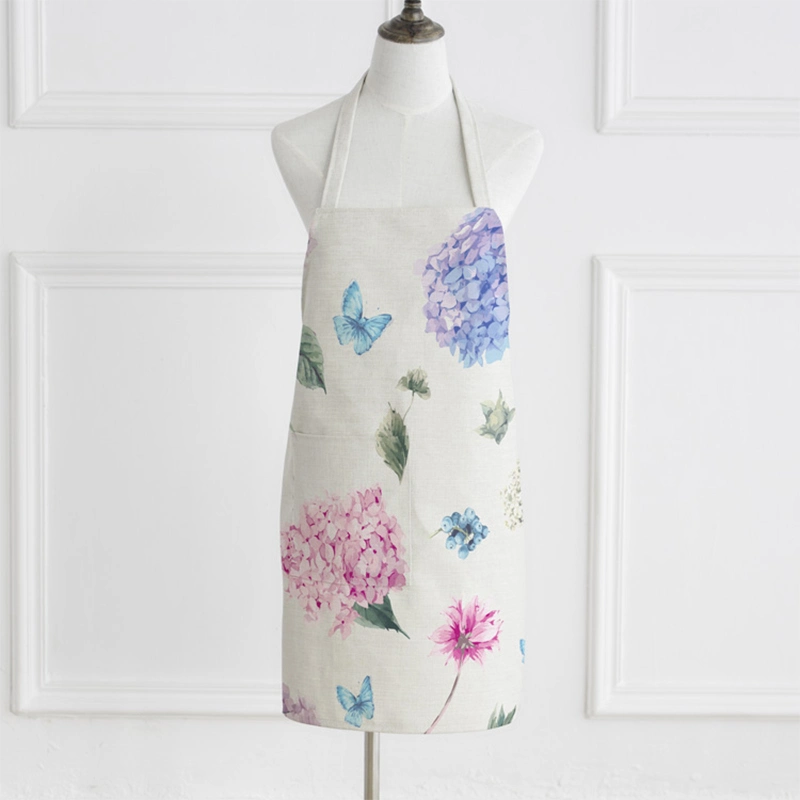 Quality Custom Digital Printing Elegant Apron for Studio Cooking