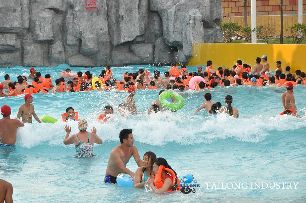 Tobogán acuático Family Wave Pool para el parque acuático de atracciones Equipo de juego