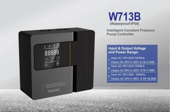 Bedford New Style in: 3pH 220V/out: 3pH 220V/50~60Hz/0.75kw/4.5A/Pump Controller Water Pump Inverter for Energy Saving with CE/ISO