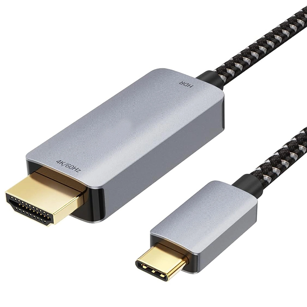 Cabo USB-C tipo C Kolorapus de alta velocidade 4K a 60 Hz para HDMI Para ligar o telefone ao televisor HDTV