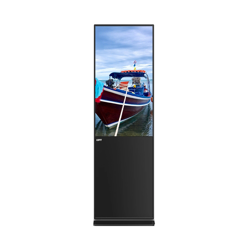 Lofit 49 55 pulgadas Android Tótem de interior el soporte de suelo de la pantalla táctil LCD de quiosco interactivo Digital Signage mostrar publicidad Player