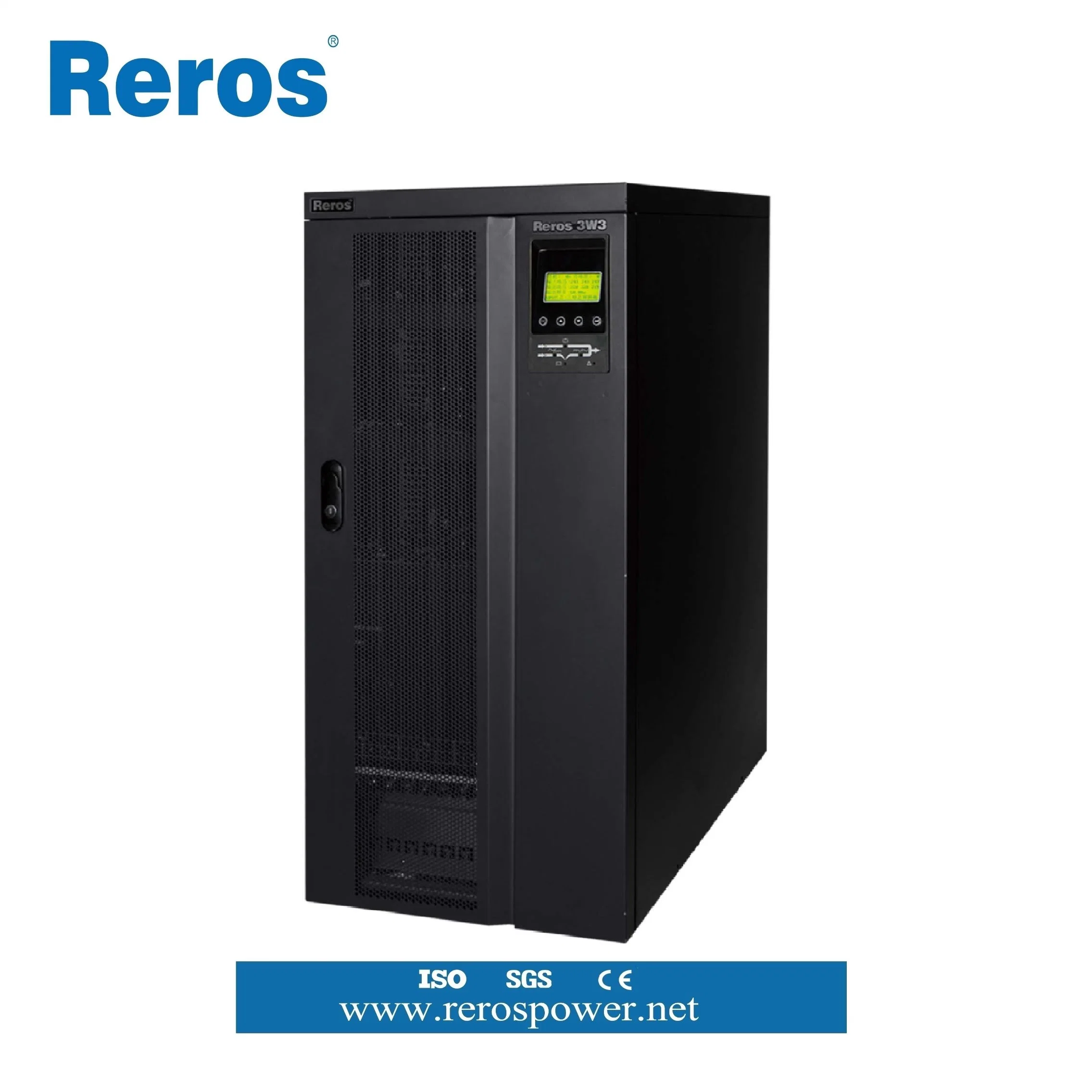 High Frequency Large LCD Display Three Phase Online 20-40 kVA UPS for Data Center