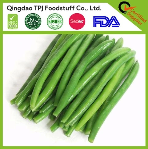 Productos vegetales de alta calidad IQF más vendidos Frijoles verdes congelados / IQF Judías verdes