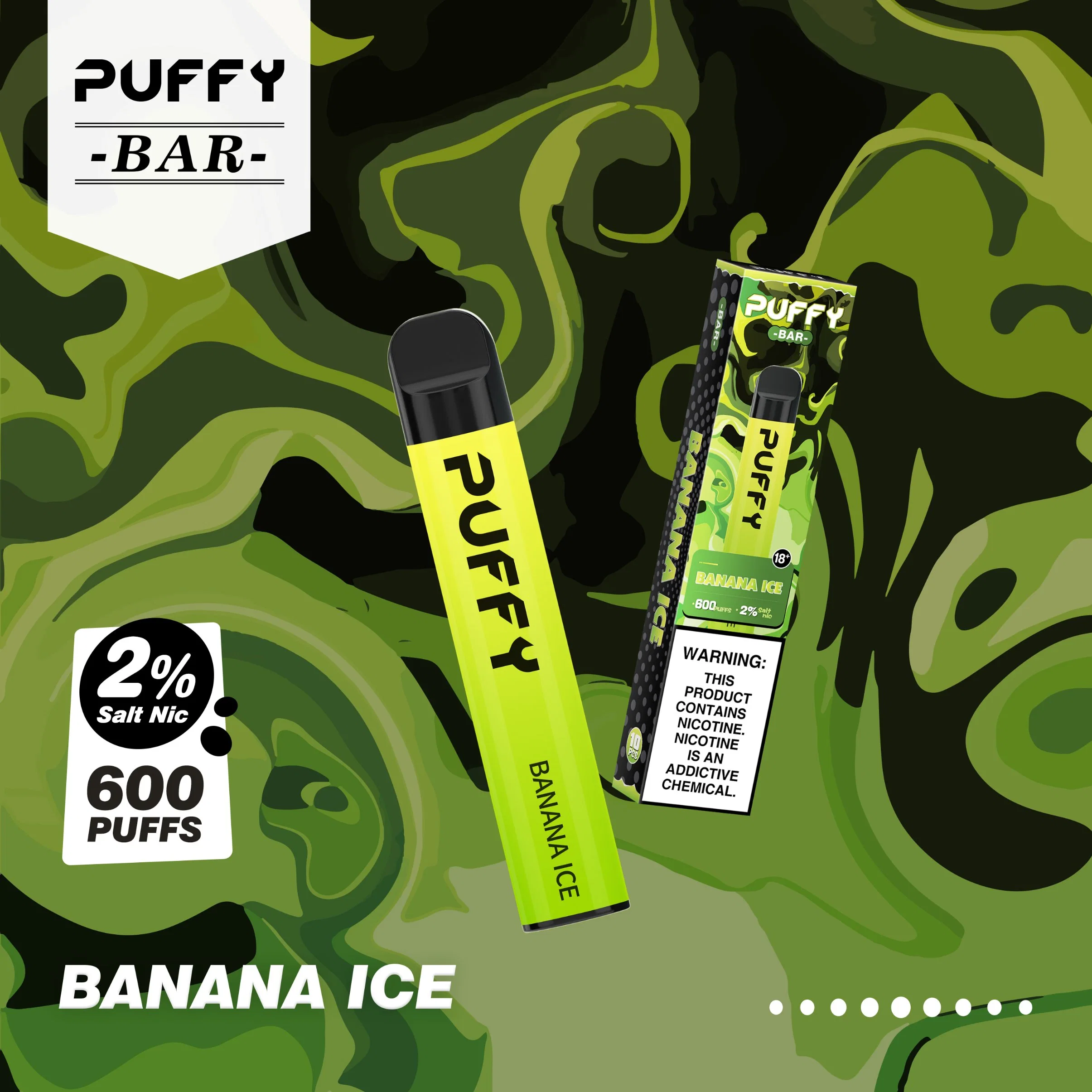 Vape jetable Nouveau produit personnalisé logo original Puffy Mini 600 Fuff cigarette électronique