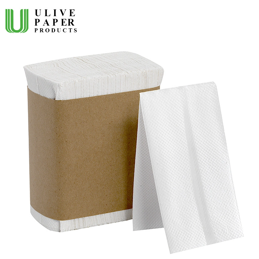 Ulive Premium 1ply 2ply Serviettes en papier pliées en accordéon/Z-pli/N-pli