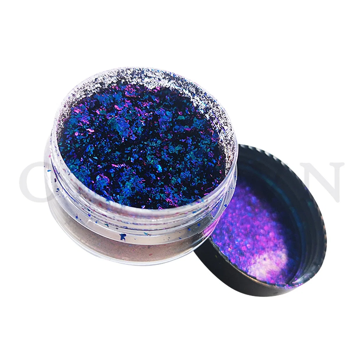 Ocrown High Ended Chameleon Flake for Nails Eye Shadow Ceramics Leather