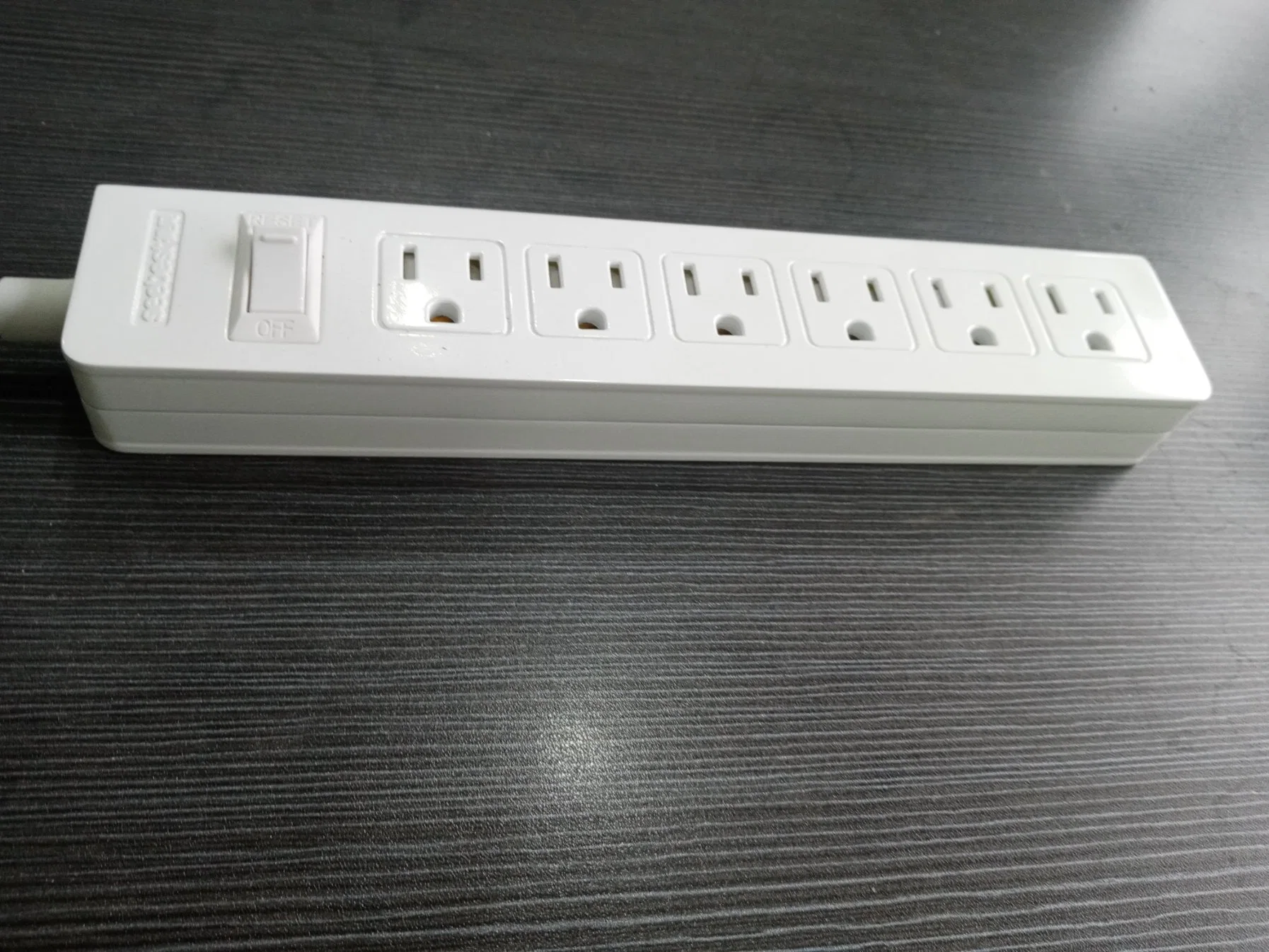 Four Way Outlet Power Strip15A Master Switch Multiple Extension Socket