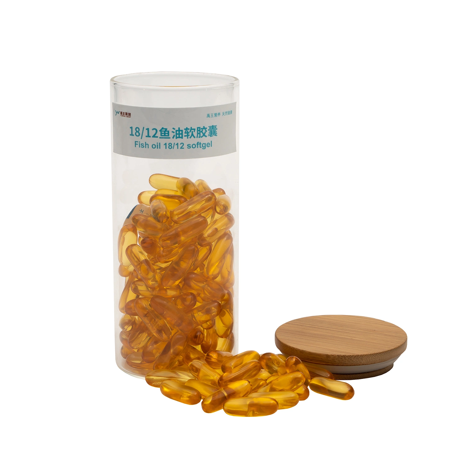 Yuwang OEM Nutritional Supplement with Abundant EPA DHA Fish Oil Softgel Capsules in Bulk