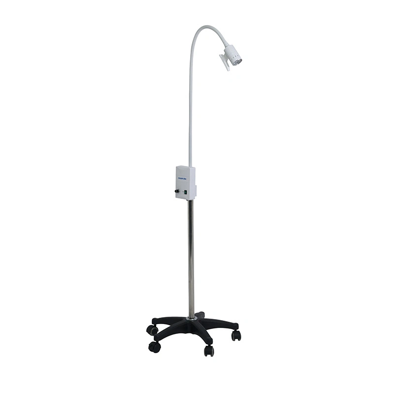 Mk-D100hf Floorstand Hospital móvil LED de examen médico de luz en ruedas