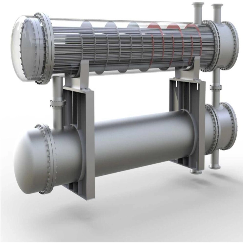 Échangeur de chaleur à faisceau tubulaire en U pour condensat chimique à haute pression en acier au carbone, acier inoxydable (SS304L, 316, 2205), titane et nickel