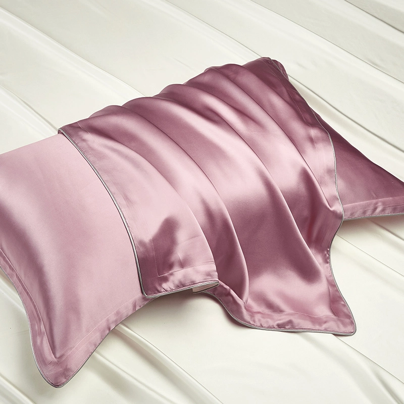 Luxury Home Silk Pillowcase Plain Dyeing Envelop Pure Mulberry Silk Pillowcase