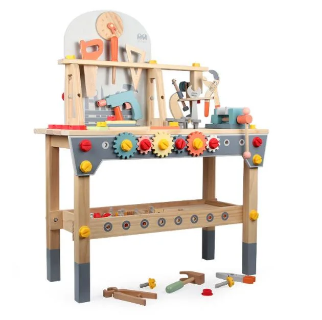 Wooden Pretend Play Toy Tool Box Educational Toys Kids Toys