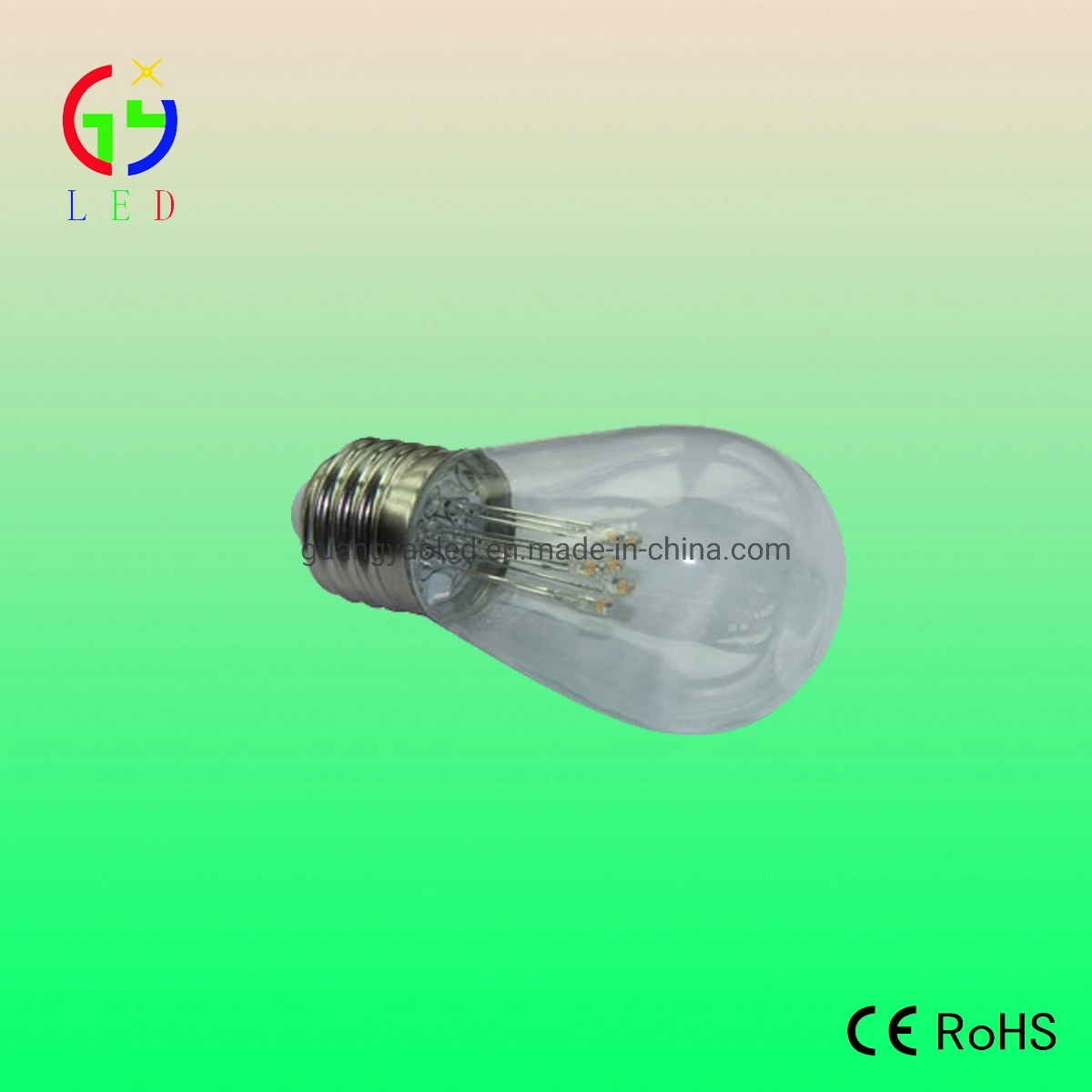 Good Price of LED S14 Clear Bulb, LED St45 E27 Sign String Lamp, LED Clear S14 Yard Decorative Lighting