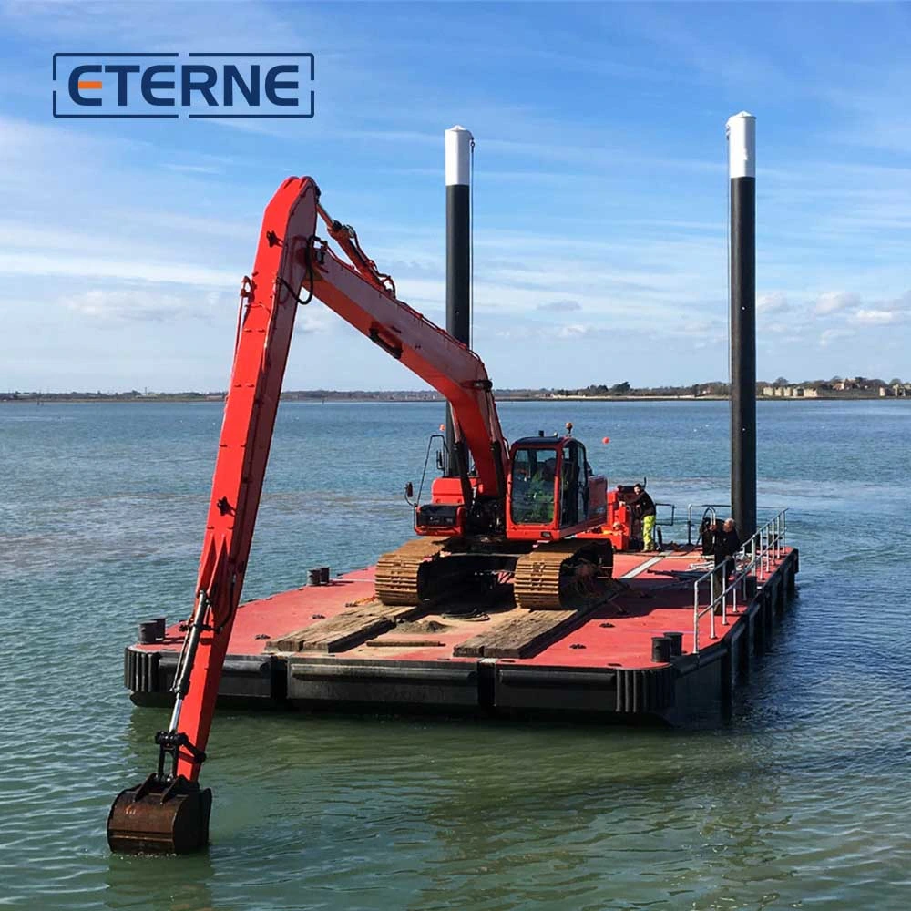 Pontoons Type Ferry Barge Boat Platform Modular From China