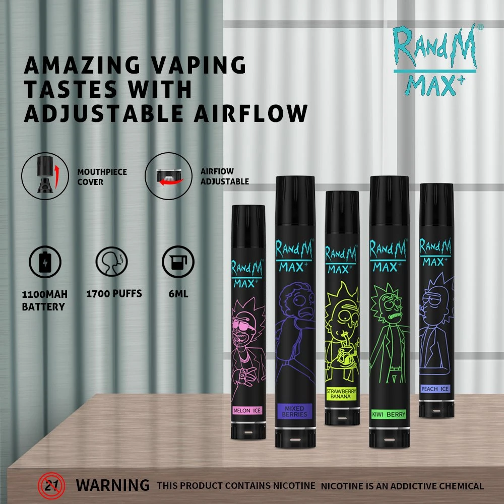 New Popular Randm Max+ 1700 Puffs Vape Disposable/Chargeable Vape Pod in The USA From Fumot Vape Factory OEM/ODM