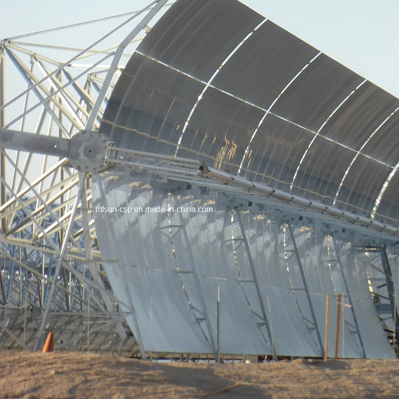 25 Years Lifespan Parabolic Trough Solar Thermal Power Plant Using Molten Salt Produce Electric Power