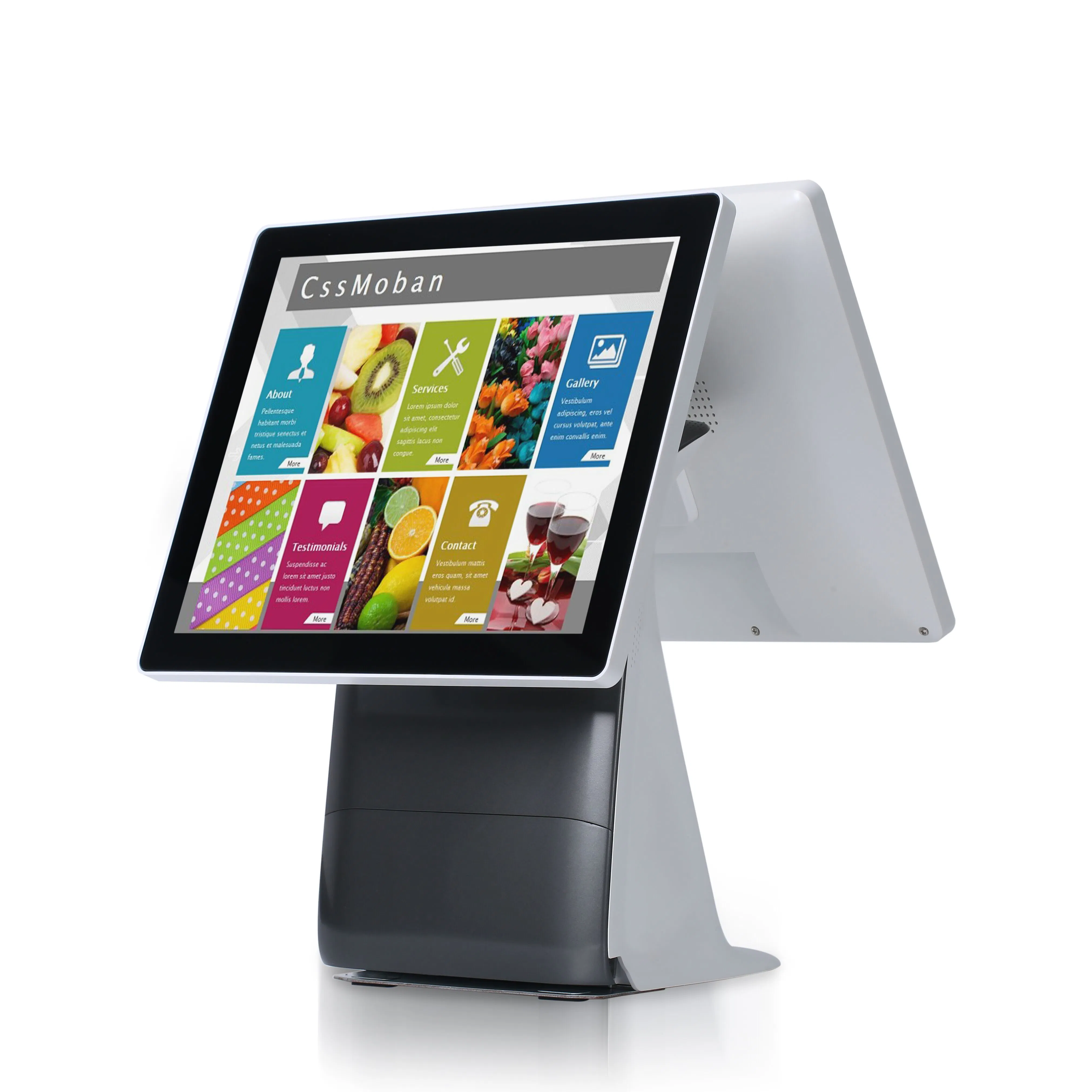 Restaurant LCD Touch 15.6" Wider Display Electronic Cash Register Price