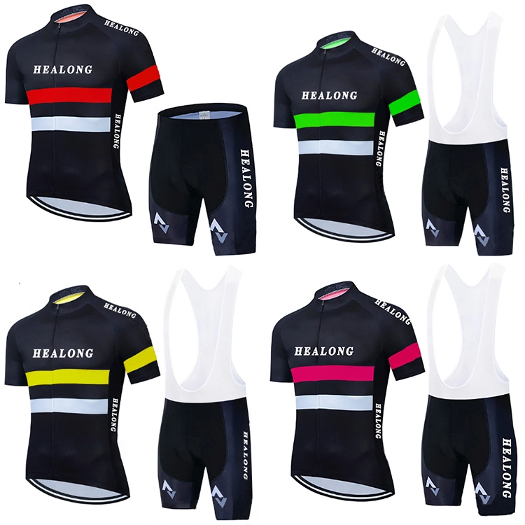 fait sur mesure vêtements de cyclisme Vélo Sport extérieur Sublimation logo équipe Ensemble en jersey de veste de cyclisme