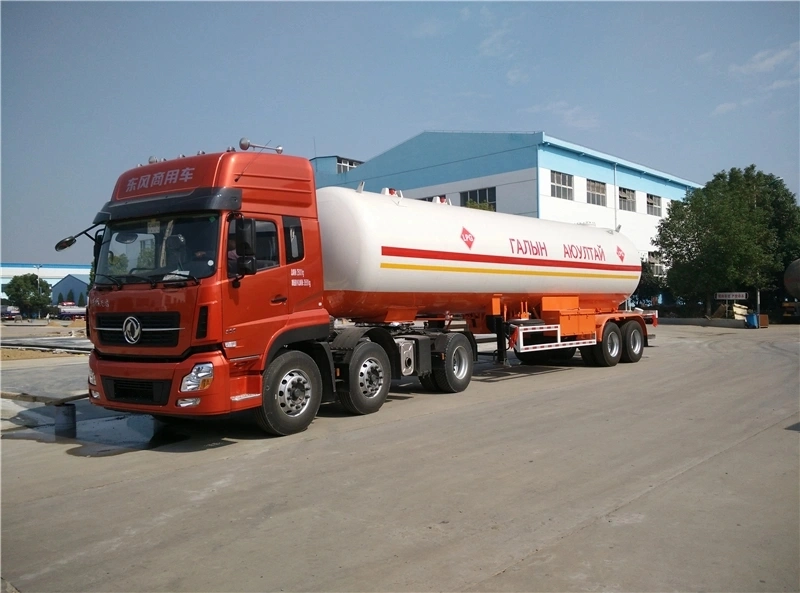 40cbm 50cbm Druckbehälter Tankwagen Carrier Gas Tank Semi LPG Anhänger