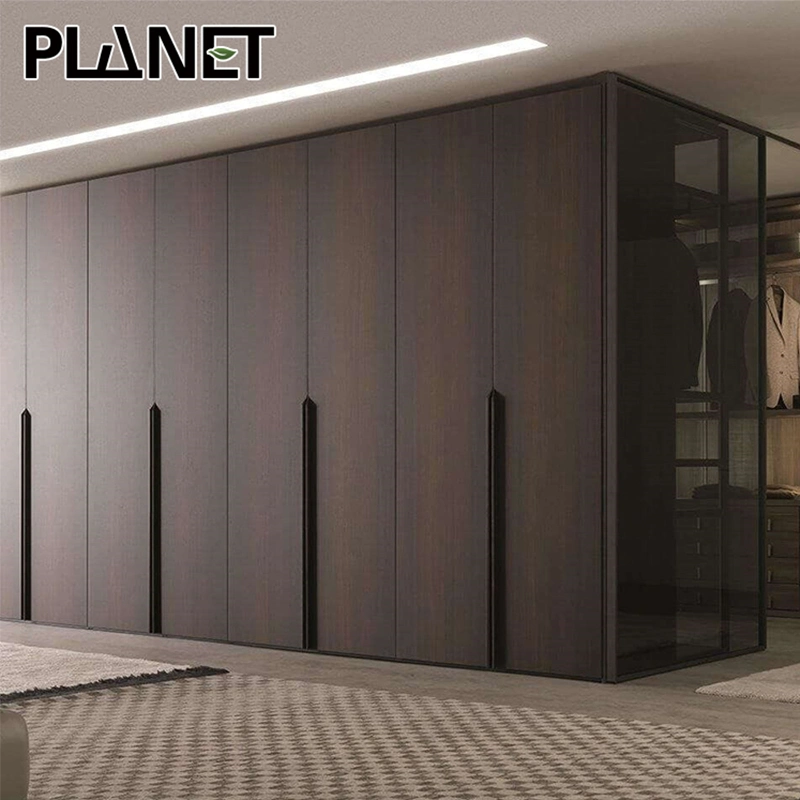 Planet Cheap Built in Bedroom Wardrobe Storage Organizer Lacquer Closets Set Furniture New Modern Design