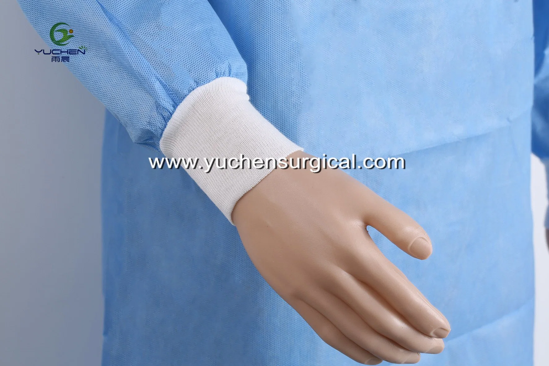 SMS Knitted Cuff Standard Surgical Gown Disposable Surgical Gowns Surgeon Clothes