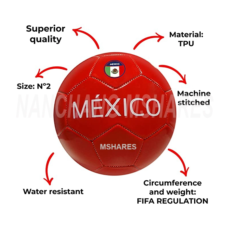 La fabricación de la fábrica de costura de la máquina de tamaño 5 Balón de fútbol personalizadas regalos