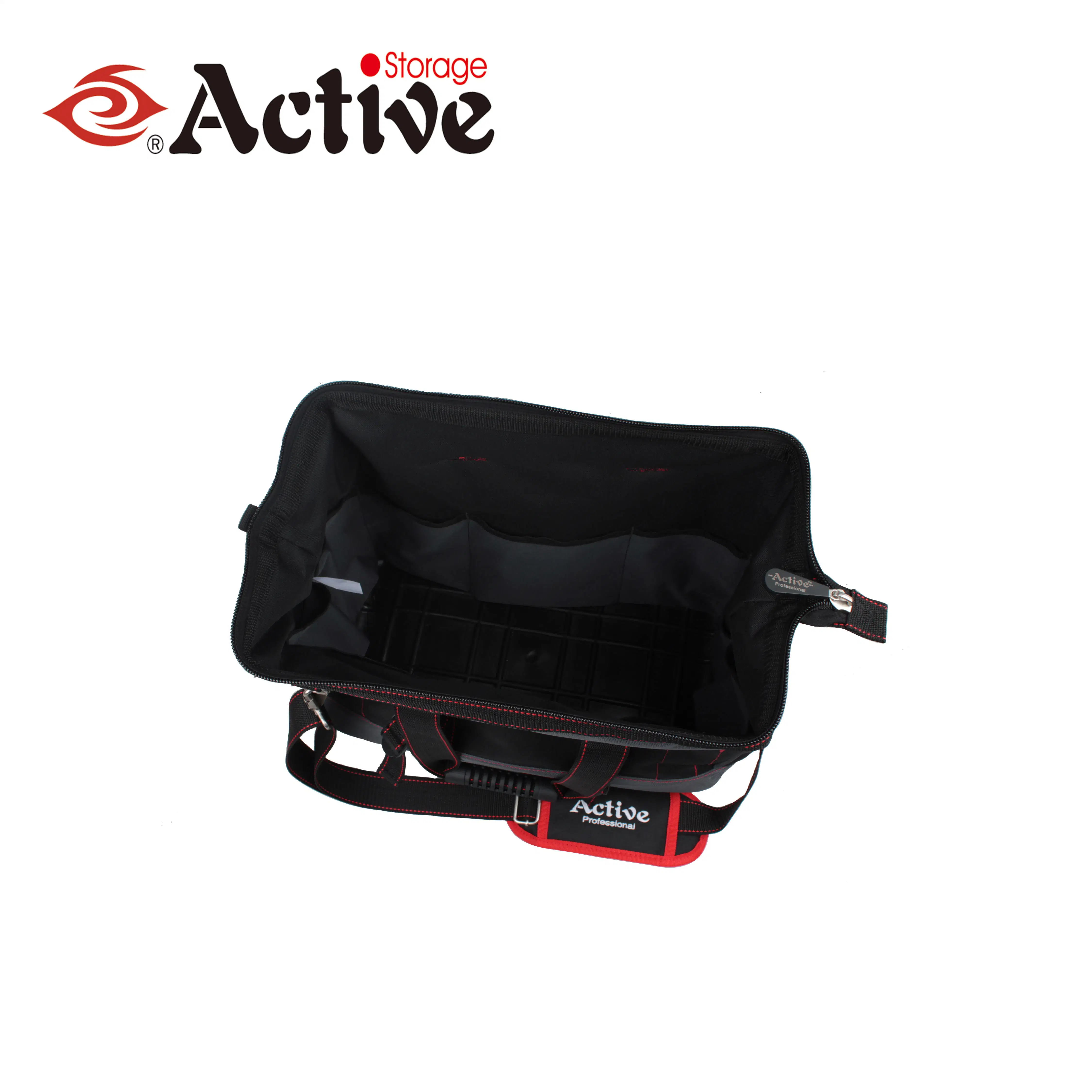 600d Polyester Detailing Wholesale/Supplier Tool Bag with Rubber Base Steel Wire and Shoulder Strap