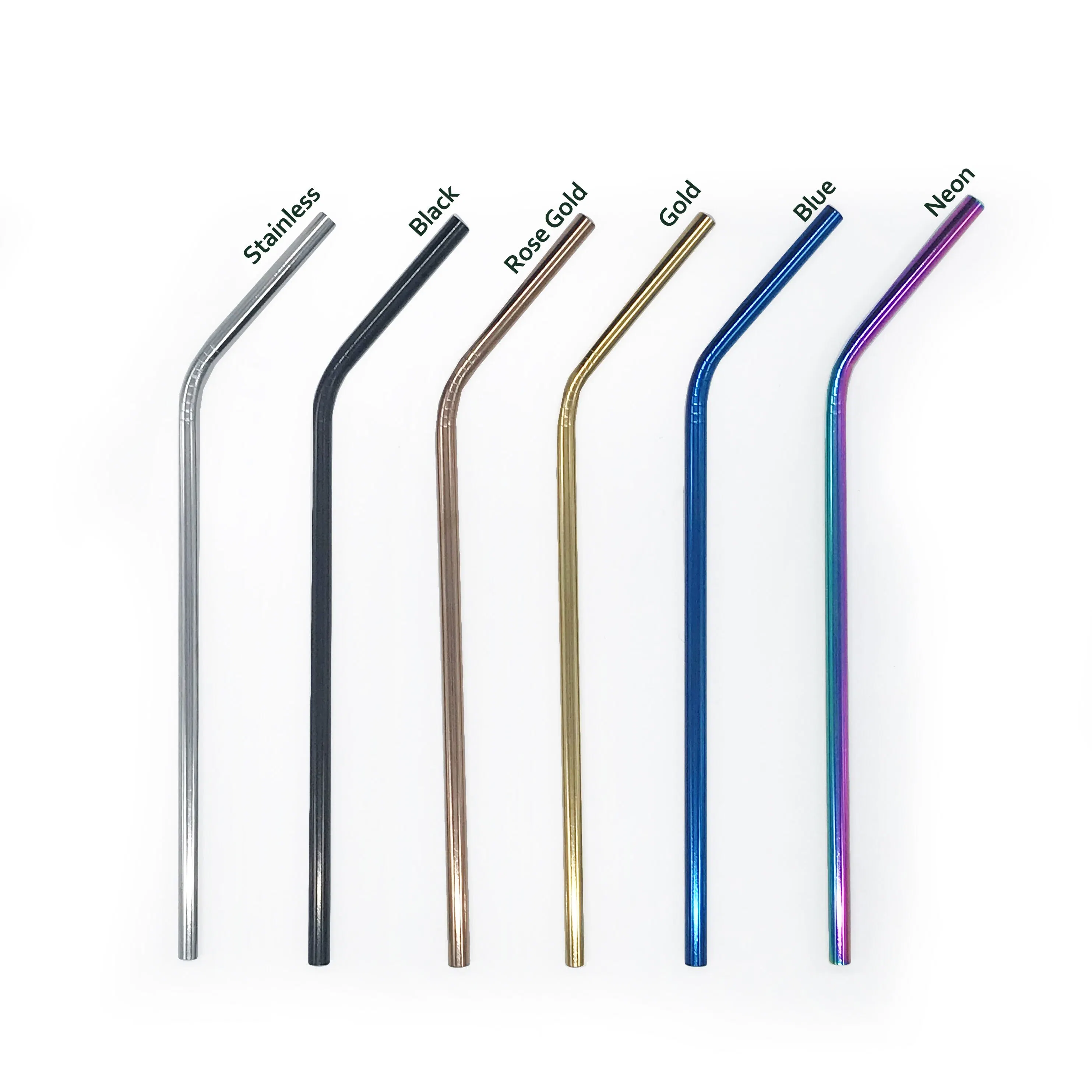 Party Supplies Promotion Gift Reusable Stainless Steel Drinking Straw Metal Straws