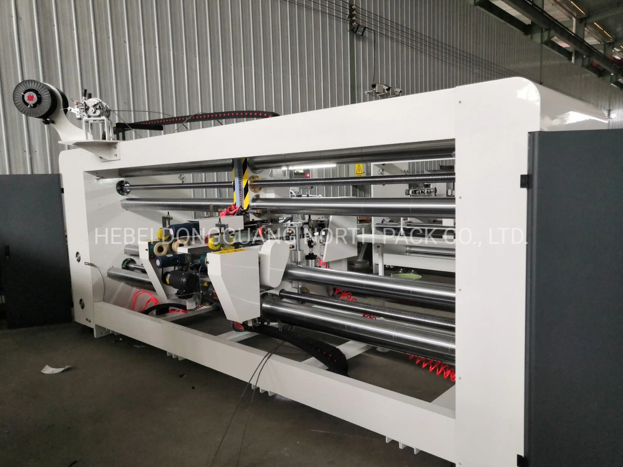 Semi-Automatic Corrugated Paperboard Servo Control Stitching Machine Making Carton Box