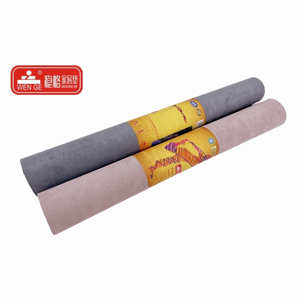 Soild Color Eco Friendly Non-Toxic Anti Slip Custom Printed Logo Kids Suede PVC Yoga Mat for Children