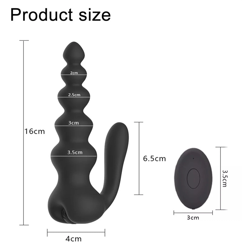 Controle remoto vibrador Anal para homens vagina e ânus